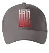 Кепка HateLove Серый фото
