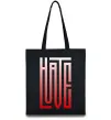 Еко-сумка HateLove Чорний фото
