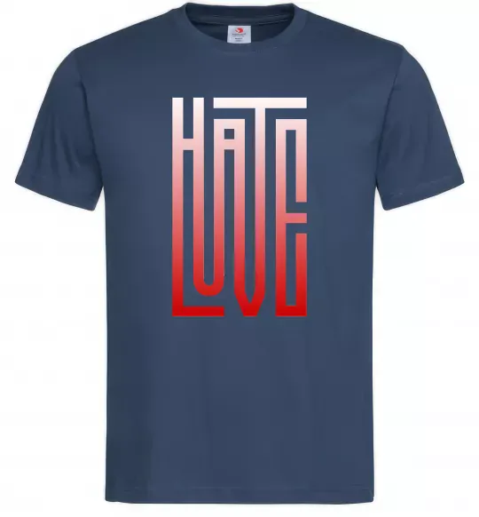 Чоловіча футболка HateLove Темно-синій фото