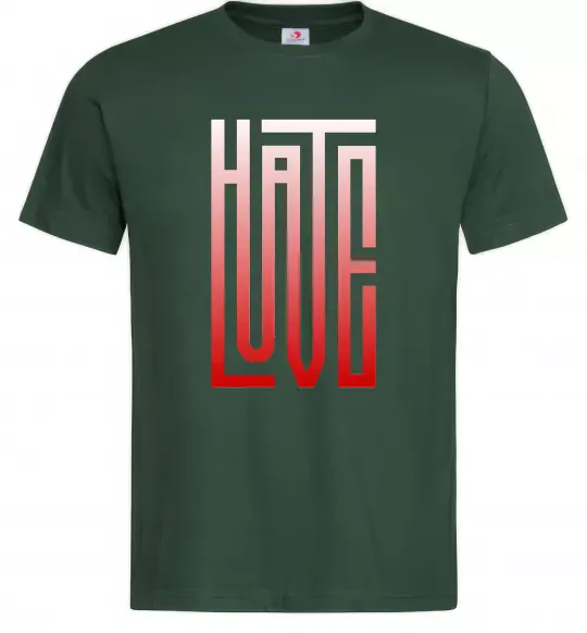 Чоловіча футболка HateLove Темно-зелений фото