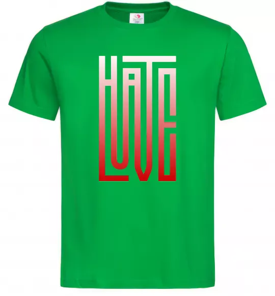 Чоловіча футболка HateLove Зелений фото