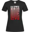 Женская футболка HateLove Черный фото