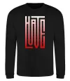 Світшот HateLove Чорний фото