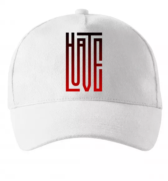 Кепка HateLove Білий фото
