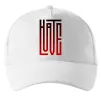 Кепка HateLove Білий фото