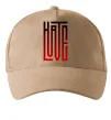 Кепка HateLove Пісочний фото
