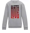 Дитячий світшот HateLove Сірий меланж фото