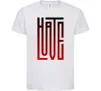 Дитяча футболка HateLove Білий фото