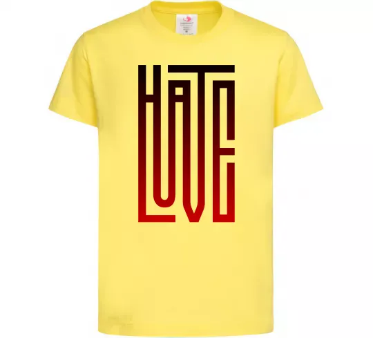 Дитяча футболка HateLove Лимонний фото