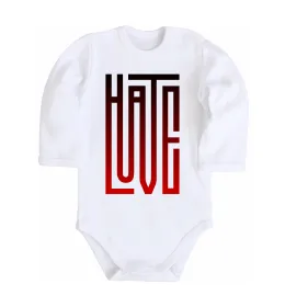 Дитячий бодік HateLove Білий фото