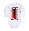 Дитячий бодік HateLove Білий фото
