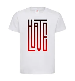 Дитяча футболка HateLove Білий фото