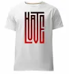 Чоловіча преміум футболка HateLove Білий фото