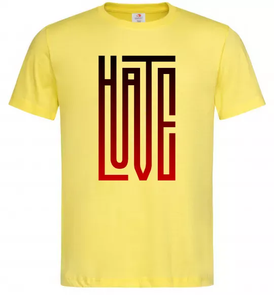 Чоловіча футболка HateLove Лимонний фото