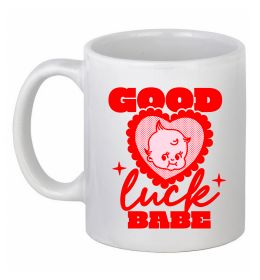 Чашка керамічна Good luck babe Чашка керамічна Good luck babe