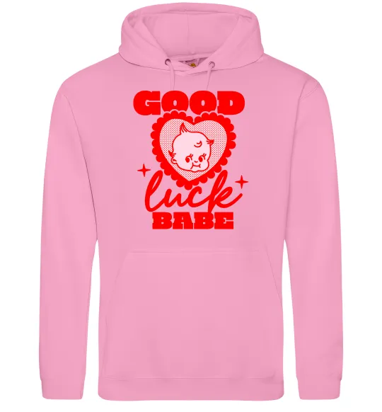 Жіноча толстовка (худі) Good luck babe Рожевий фото