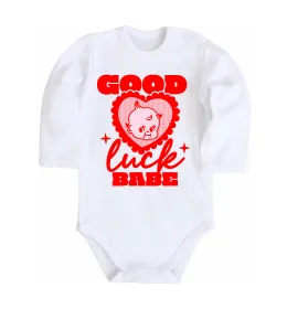 Дитячий бодік Good luck babe Білий фото