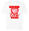 Футболка Оверсайз Good luck babe Белый фото
