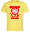 Чоловіча футболка Good luck babe Лимонний фото