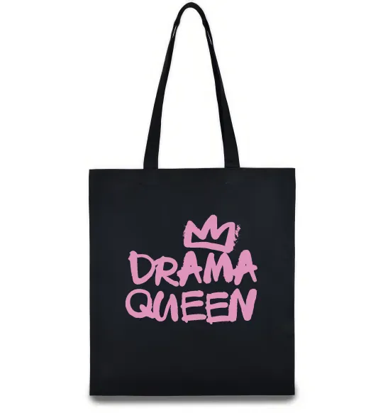 Еко-сумка Drama Queen корона Чорний фото