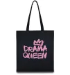 Еко-сумка Drama Queen корона Чорний фото