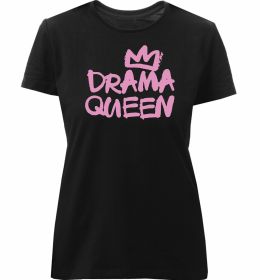 Женская премиум футболка Drama Queen корона
