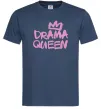 Мужская футболка Drama Queen корона Темно-синий фото