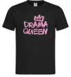 Мужская футболка Drama Queen корона Черный фото
