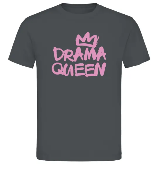 Мужская футболка Drama Queen корона Графит фото