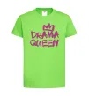 Детская футболка Drama Queen корона Лаймовый фото
