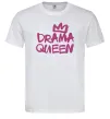 Мужская футболка Drama Queen корона Белый фото