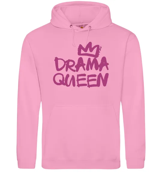 Женская толстовка (худи) Drama Queen корона Розовый фото