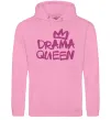 Женская толстовка (худи) Drama Queen корона Розовый фото