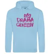 Женская толстовка (худи) Drama Queen корона Голубой фото
