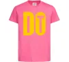 Дитяча футболка Do it Яскраво-рожевий фото