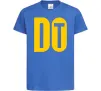 Дитяча футболка Do it Яскраво-синій фото