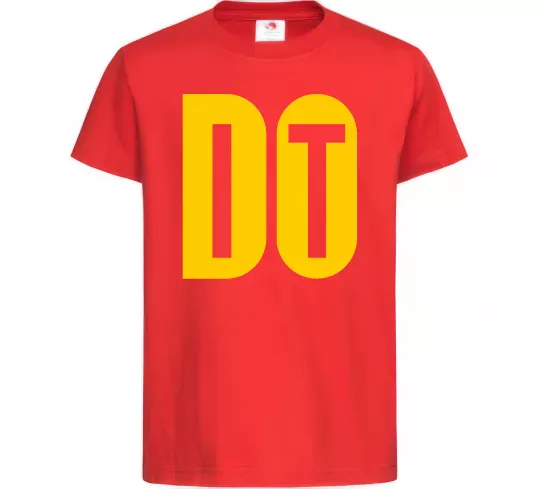 Дитяча футболка Do it Червоний фото
