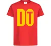 Дитяча футболка Do it Червоний фото