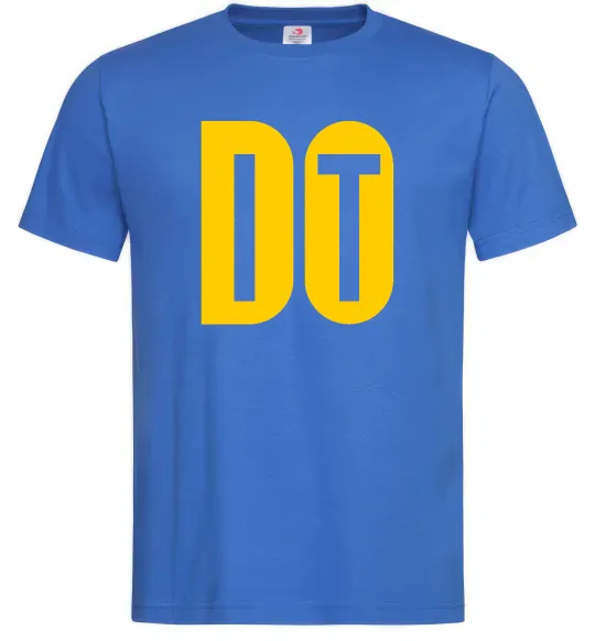 Мужская футболка Do it Ярко-синий фото