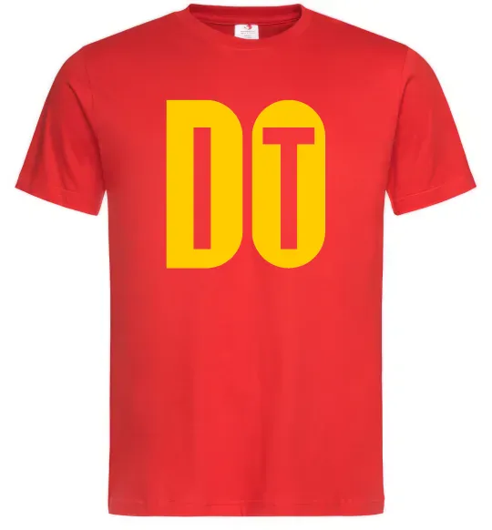 Мужская футболка Do it Красный фото