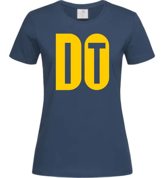 Жіноча футболка Do it Темно-синій фото