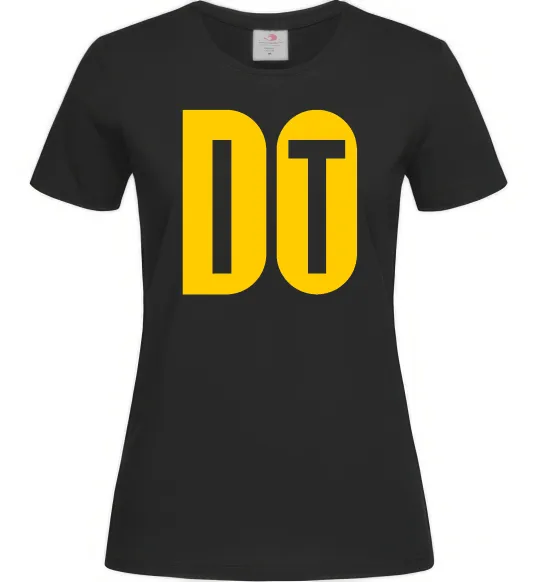 Жіноча футболка Do it Чорний фото