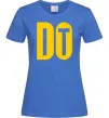 Жіноча футболка Do it Яскраво-синій фото