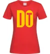 Жіноча футболка Do it Червоний фото