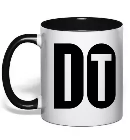 Чашка с цветной ручкой