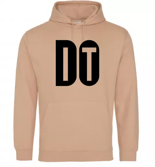 Мужская толстовка (худи) Do it Песочный фото