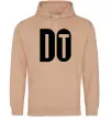 Мужская толстовка (худи) Do it Песочный фото