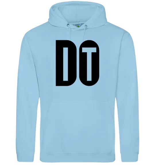 Жіноча толстовка (худі) Do it Блакитний фото