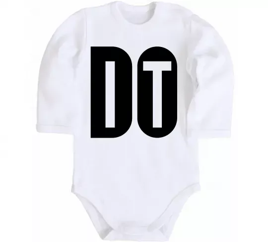 Детский боди Do it Белый фото