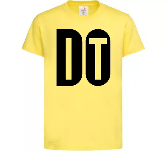Дитяча футболка Do it Лимонний фото